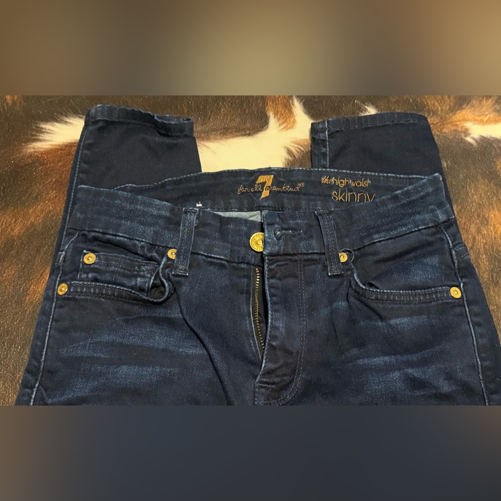 7 for all mankind skinny jeans - Picture 2 of 2